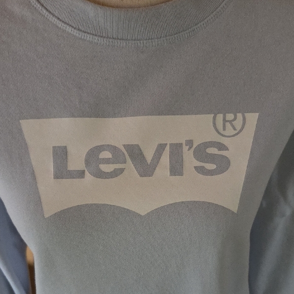 Levi's Sky Blue Logo Sweatshirt - Picture 2 of 14